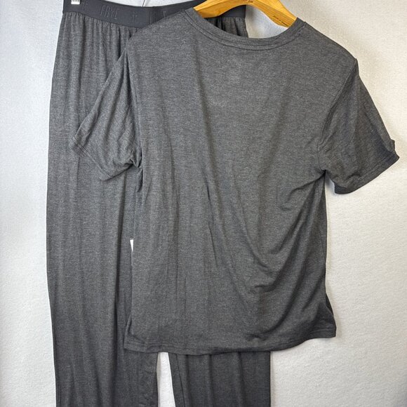 NWT Frye Short Sleeve Shirt & Pant Sleep Set Mens Size M Modal Blend Pajama‎ Blk - Picture 8 of 16